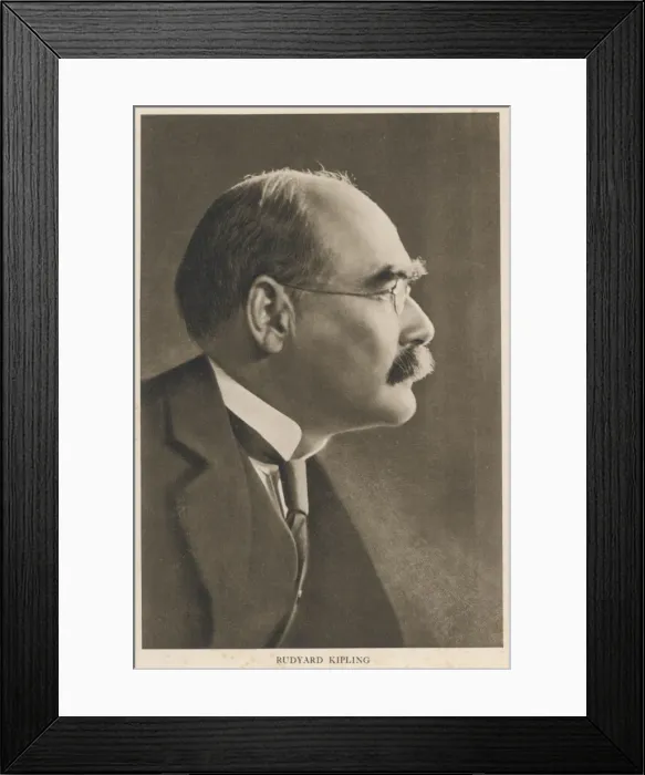 Framed Print : Rudyard Kipling Framed Print : Rudyard Kipling