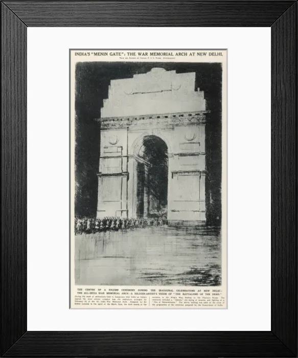 Framed Print : War Memorial Arch at New Delhi Framed Print : War Memorial Arch at New Delhi