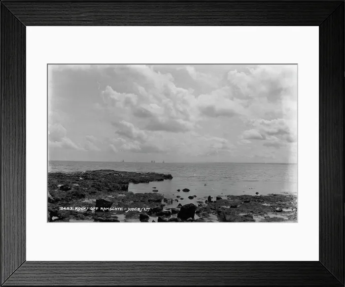 Framed Print : Rocky Shoreline Off Ramsgate Framed Print : Rocky Shoreline Off Ramsgate