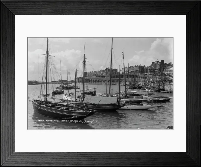 Framed Print : Ramsgate Inner Harbour Framed Print : Ramsgate Inner Harbour