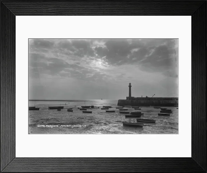 Framed Print : Sunset at Margate Framed Print : Sunset at Margate