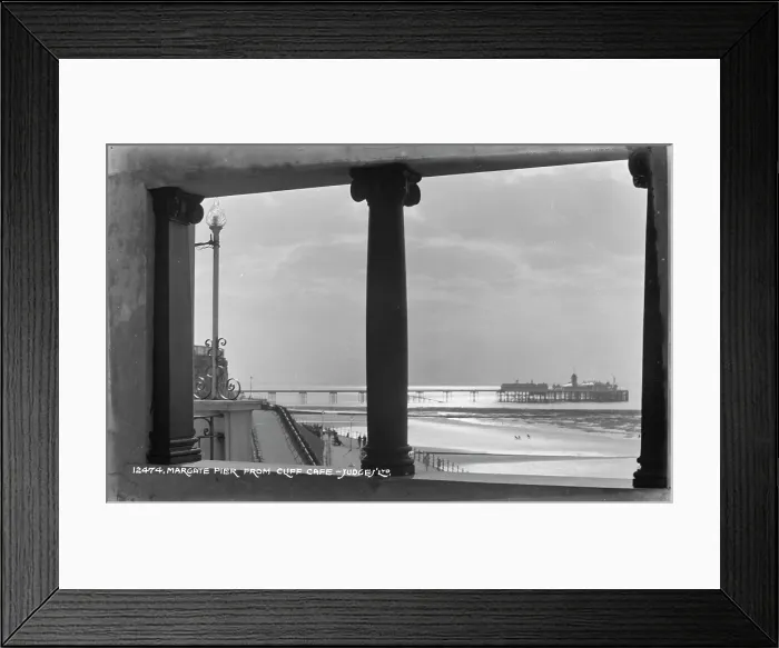 Framed Print : View of Margate Pier from Cliff Cafe Framed Print : View of Margate Pier from Cliff Cafe