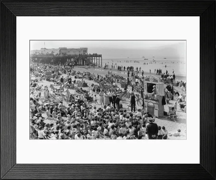 Framed Print : Beach Entertainment in Margate Framed Print : Beach Entertainment in Margate