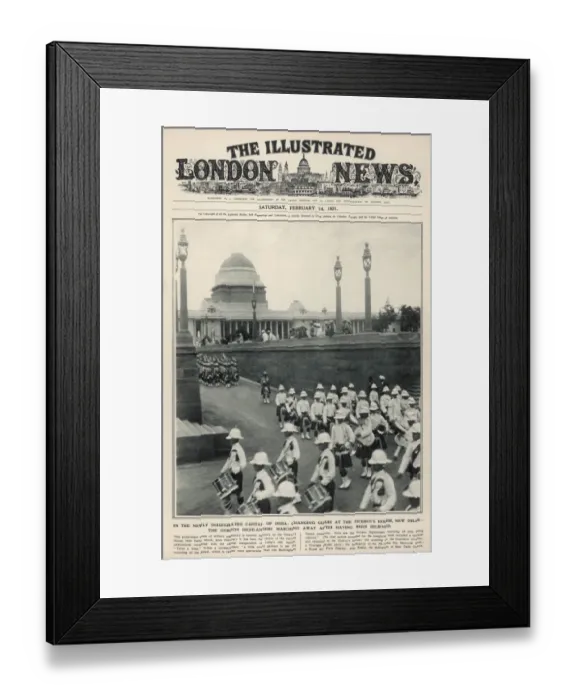 Framed Print : Changing Guard at the Viceroys House Framed Print : Changing Guard at the Viceroys House