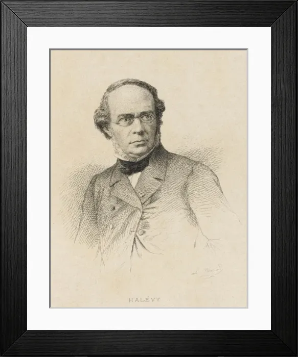 Framed Print : Halevy, Fromental 1799 - 1862 Framed Print : Halevy, Fromental 1799 - 1862