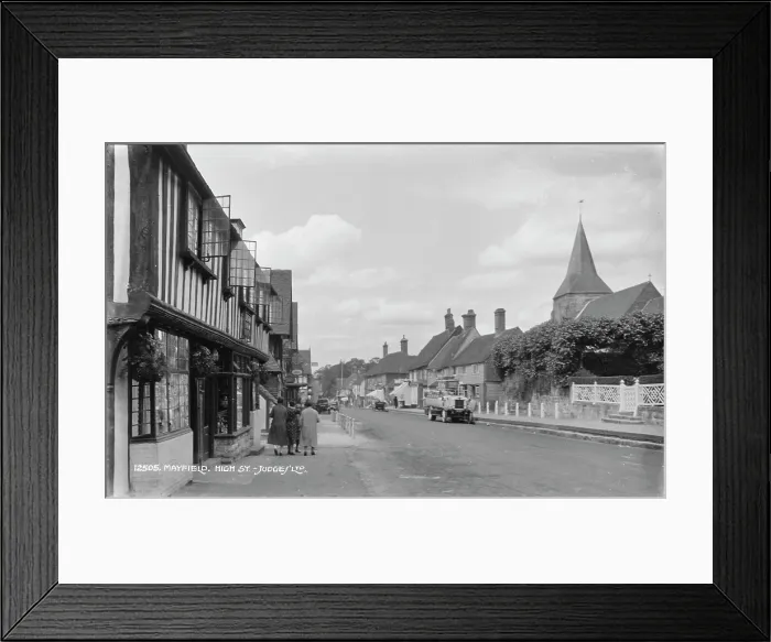 Framed Print : High Street in Mayfield Framed Print : High Street in Mayfield