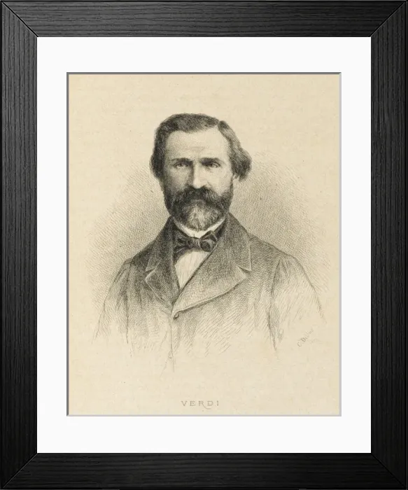 Framed Print : Verdi, Giuseppe 1813-1901 Framed Print : Verdi, Giuseppe 1813-1901