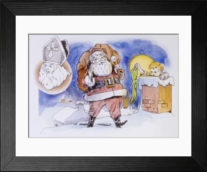 Framed Print : Saint Nicholas / Father Christmas / Santa Claus Framed Print : Saint Nicholas / Father Christmas / Santa Claus