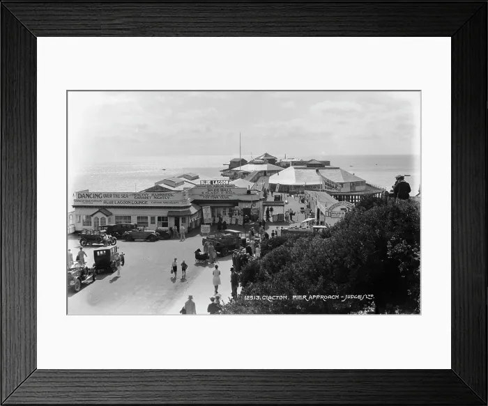 Framed Print : Clacton Pier Approach Framed Print : Clacton Pier Approach