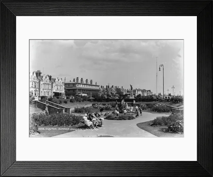 Framed Print : Sunken Gardens in Clacton Framed Print : Sunken Gardens in Clacton