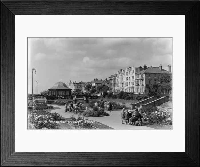 Framed Print : Clecton Sunken Garden Framed Print : Clecton Sunken Garden