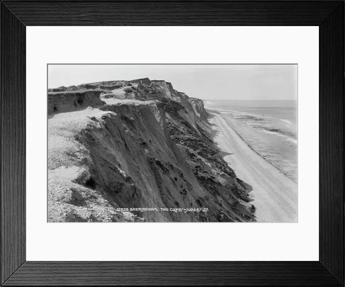 Framed Print : The Cliffs of Sheringham Framed Print : The Cliffs of Sheringham