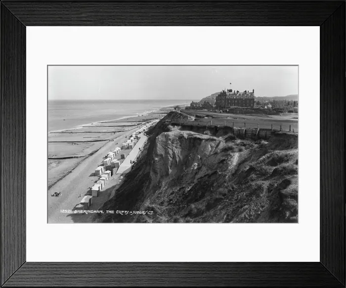 Framed Print : The Cliffs of Sheringham Framed Print : The Cliffs of Sheringham