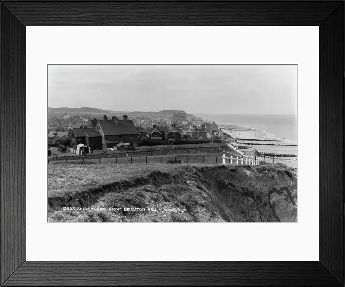 Framed Print : View of Sheringham from Beeston Hill Framed Print : View of Sheringham from Beeston Hill