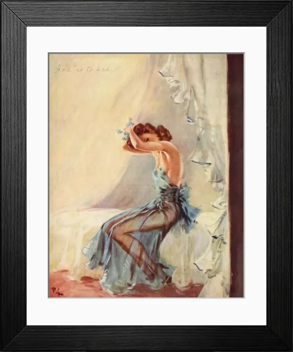 Framed Print : And So To Bed by David Wright Framed Print : And So To Bed by David Wright