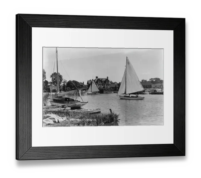 Framed Print : Sailing at Sway Reach Framed Print : Sailing at Sway Reach