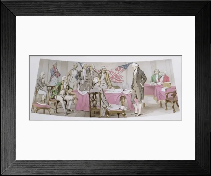 Framed Print : Signing of the Declaration of Independence Framed Print : Signing of the Declaration of Independence