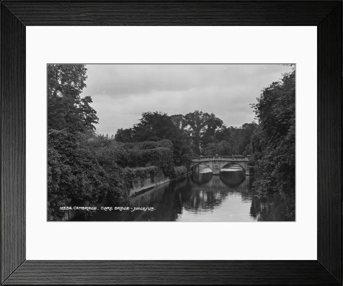 Framed Print : Clare Bridge, Cambridge Framed Print : Clare Bridge, Cambridge