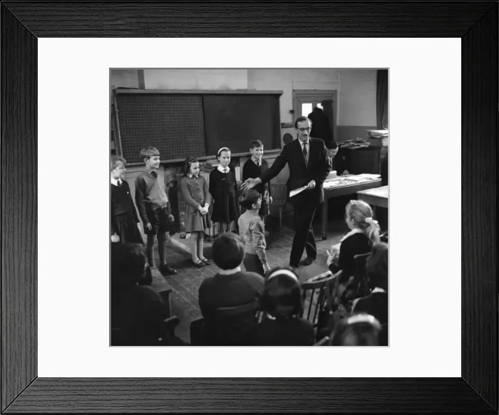 Framed Print : Education, French lesson Framed Print : Education, French lesson