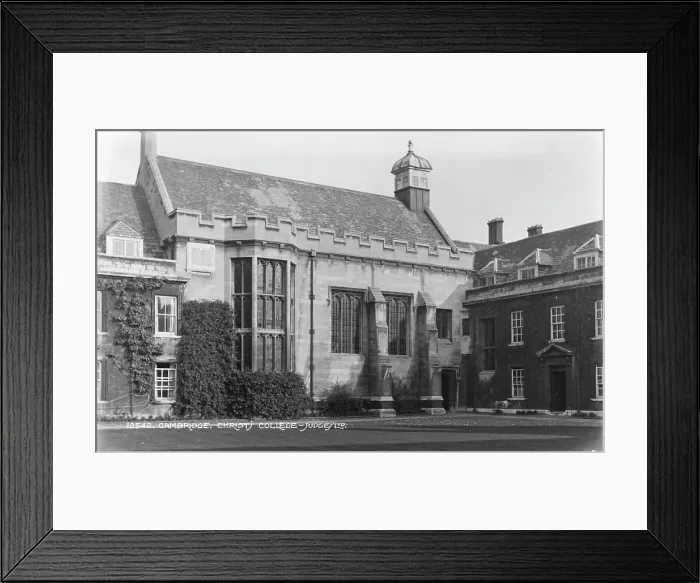 Framed Print : Christ College, Cambridge Framed Print : Christ College, Cambridge