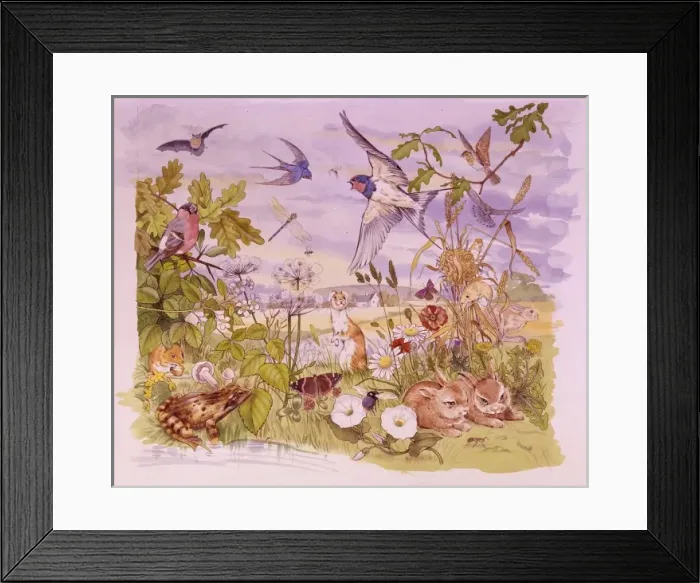 Framed Print : Wildlife scene