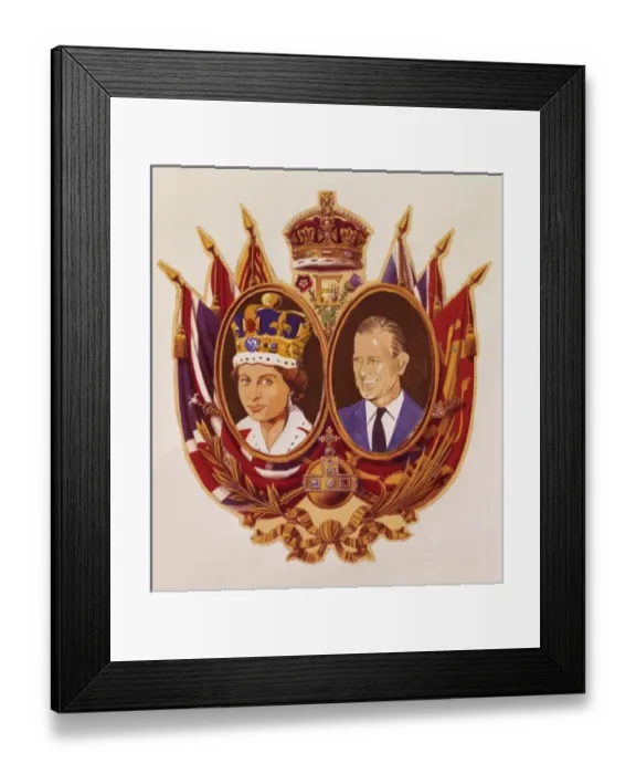 Framed Print : Queen Elizabeth II and Prince Philip Framed Print : Queen Elizabeth II and Prince Philip