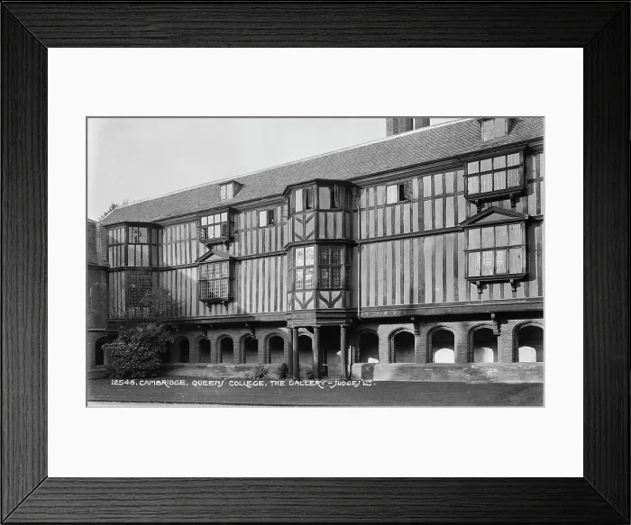 Framed Print : The Gallery at Queen's College Framed Print : The Gallery at Queen's College