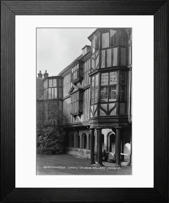 Framed Print : Architectural Detail of Queen's College Gallery Framed Print : Architectural Detail of Queen's College Gallery