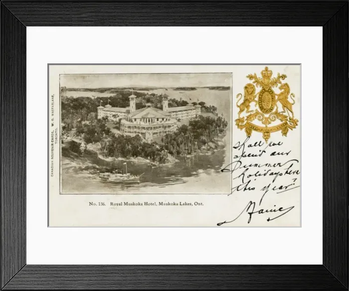 Framed Print : Royal Muskoka Hotel, Canada Framed Print : Royal Muskoka Hotel, Canada