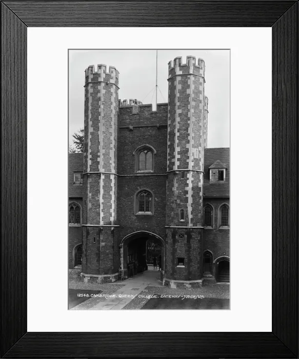 Framed Print : Gateway of Queen's College, Cambridge Framed Print : Gateway of Queen's College, Cambridge