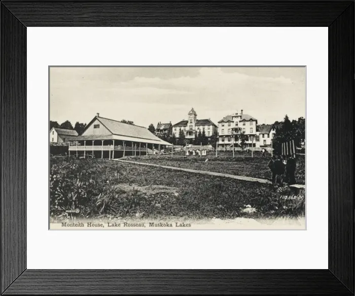 Framed Print : Monteith House, Muskoka Lakes, Canada Framed Print : Monteith House, Muskoka Lakes, Canada
