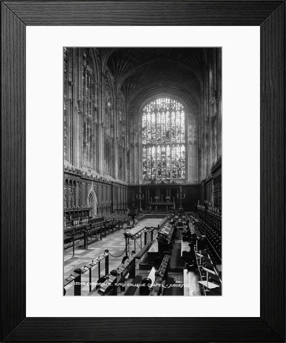 Framed Print : Interior of King's College Chapel Framed Print : Interior of King's College Chapel