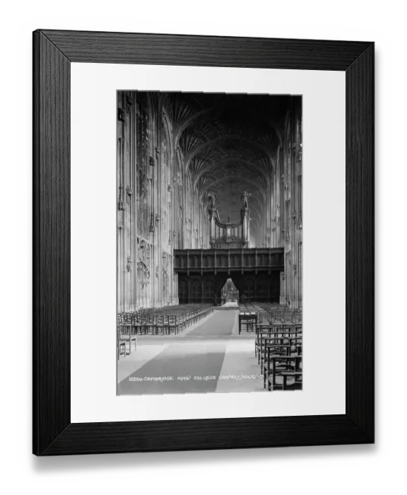 Framed Print : Interior of King's College Chapel Framed Print : Interior of King's College Chapel