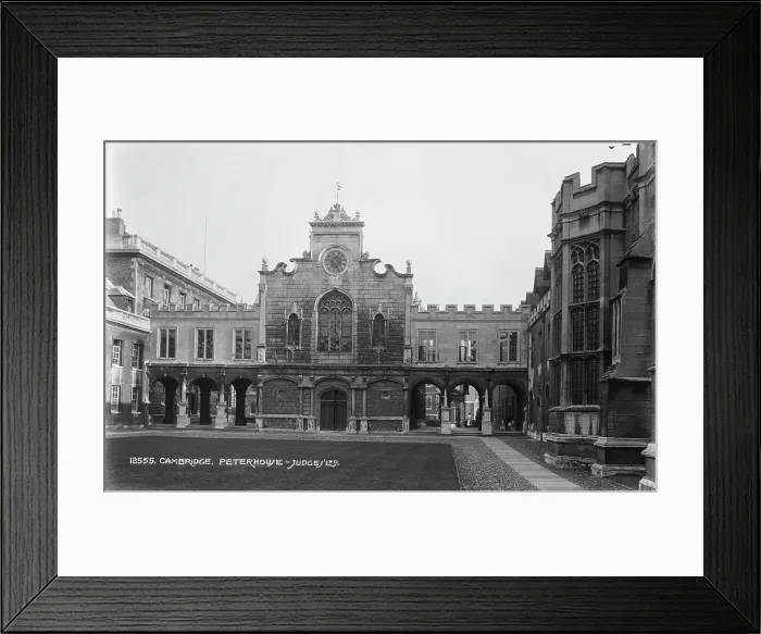 Framed Print : Peterhouse College Courtyard Framed Print : Peterhouse College Courtyard