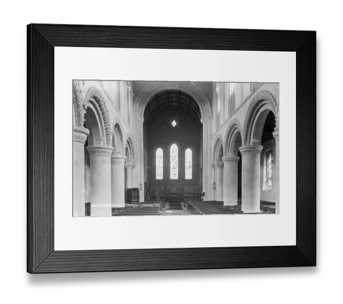 Framed Print : Interior of Steyning Church Framed Print : Interior of Steyning Church
