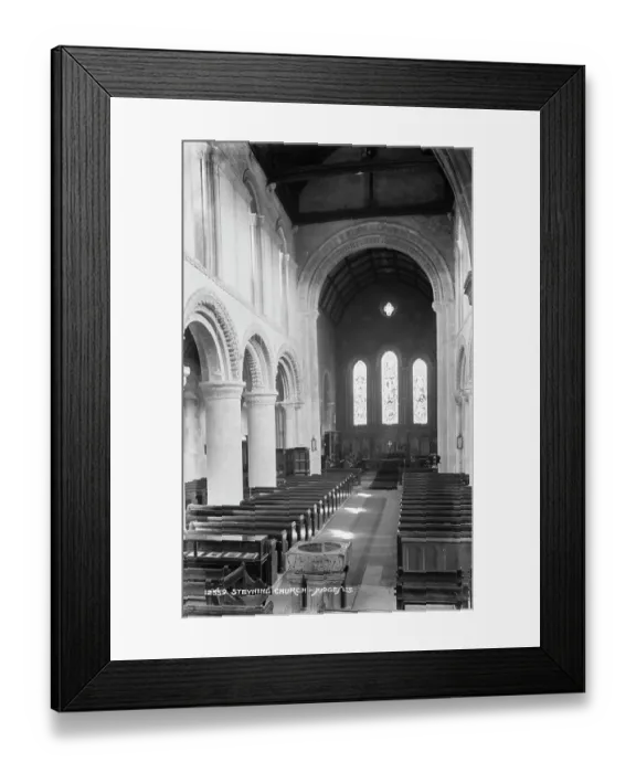 Framed Print : Interior of Steyning Church Framed Print : Interior of Steyning Church