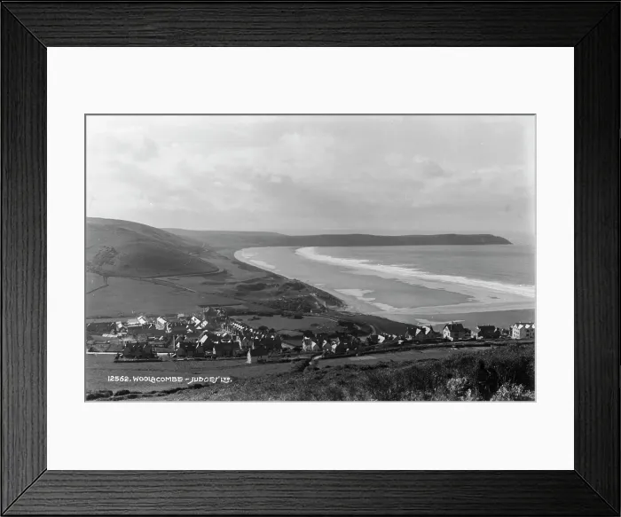 Framed Print : Scenic View of Woolacombe Beach Framed Print : Scenic View of Woolacombe Beach