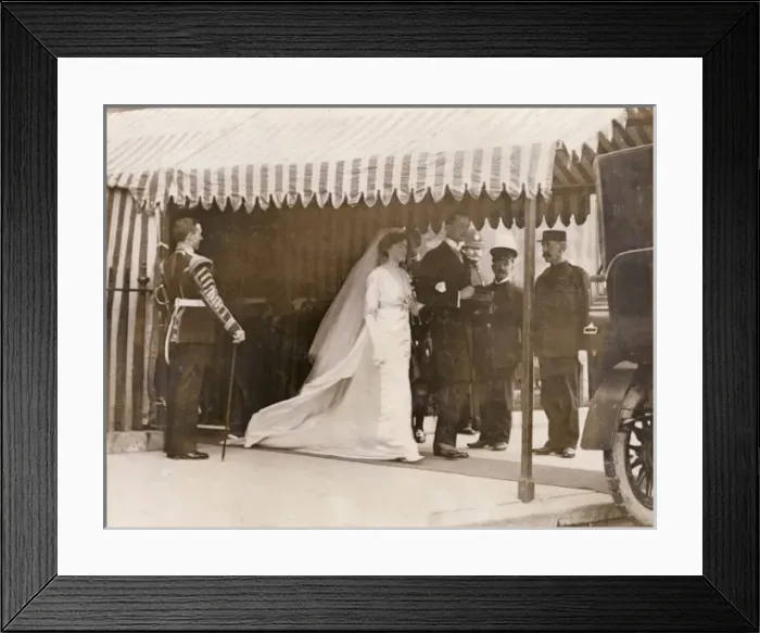 Framed Print : Wedding of Viscount Bury and Myee Carrington Framed Print : Wedding of Viscount Bury and Myee Carrington