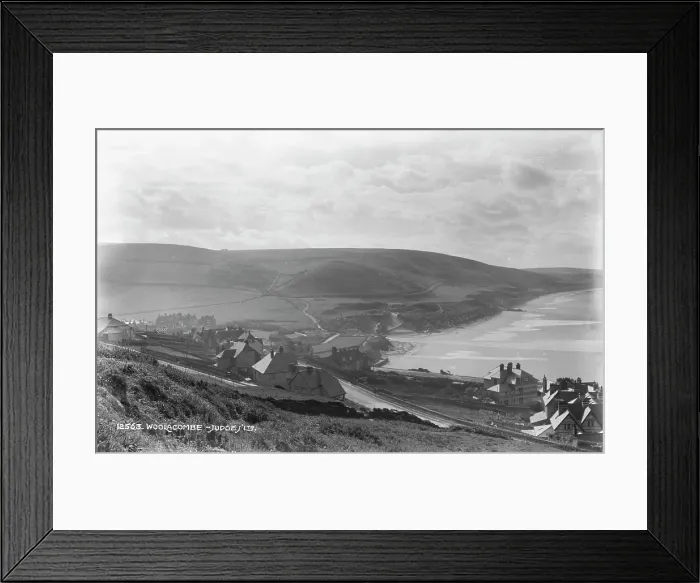 Framed Print : Scenic View of Woolacombe Framed Print : Scenic View of Woolacombe