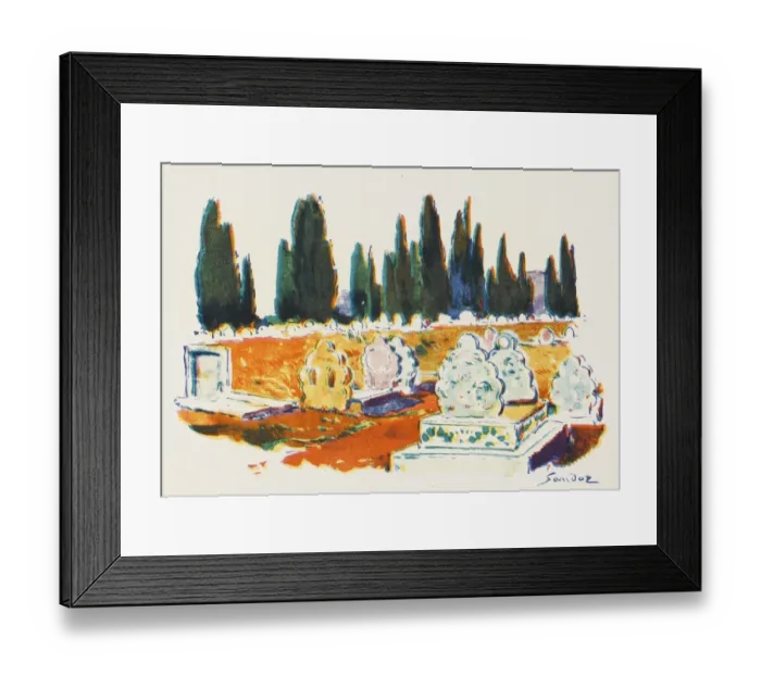 Framed Print : Algerian graveyard Framed Print : Algerian graveyard