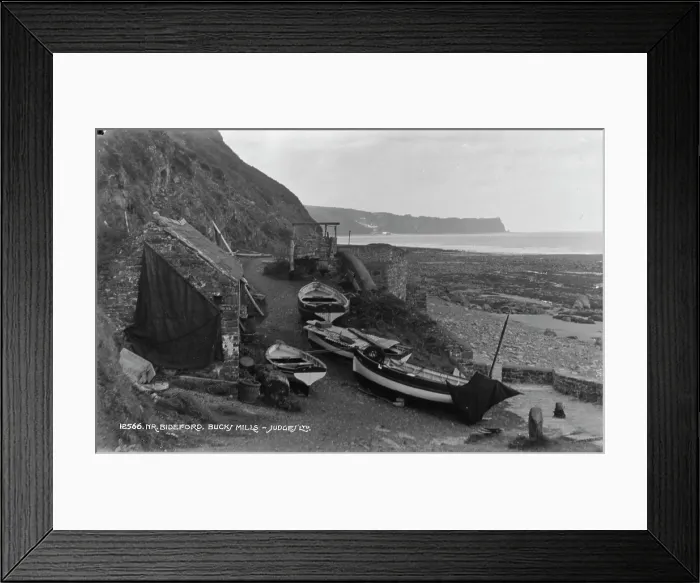 Framed Print : Boats at Buck's Mills Framed Print : Boats at Buck's Mills