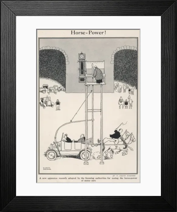 Framed Print : Horse-Power Framed Print : Horse-Power
