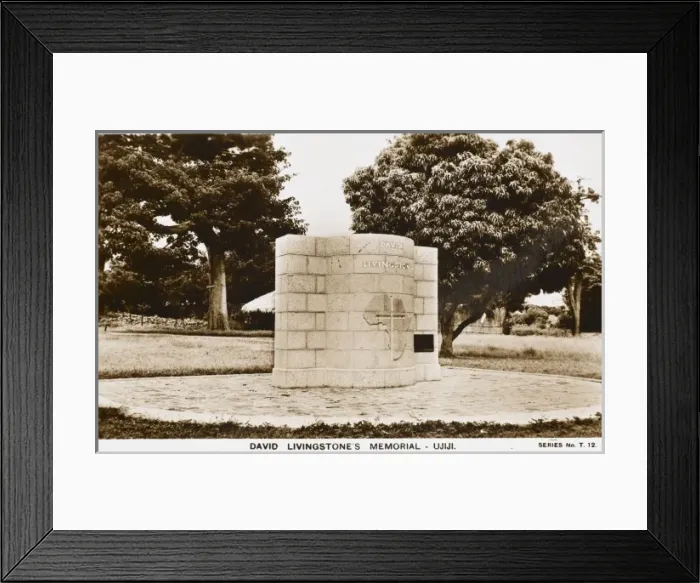 Framed Print : Memorial to David Livingstone, Tanzania Framed Print : Memorial to David Livingstone, Tanzania