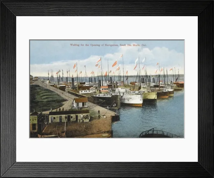Framed Print : Sault Ste Marie, Ontario, Canada Framed Print : Sault Ste Marie, Ontario, Canada
