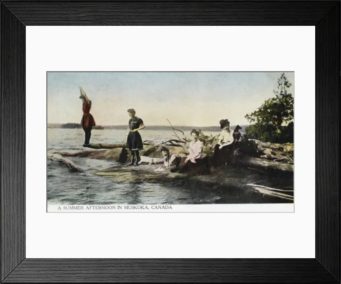 Framed Print : Summer Afternoon in Muskoka, Canada Framed Print : Summer Afternoon in Muskoka, Canada