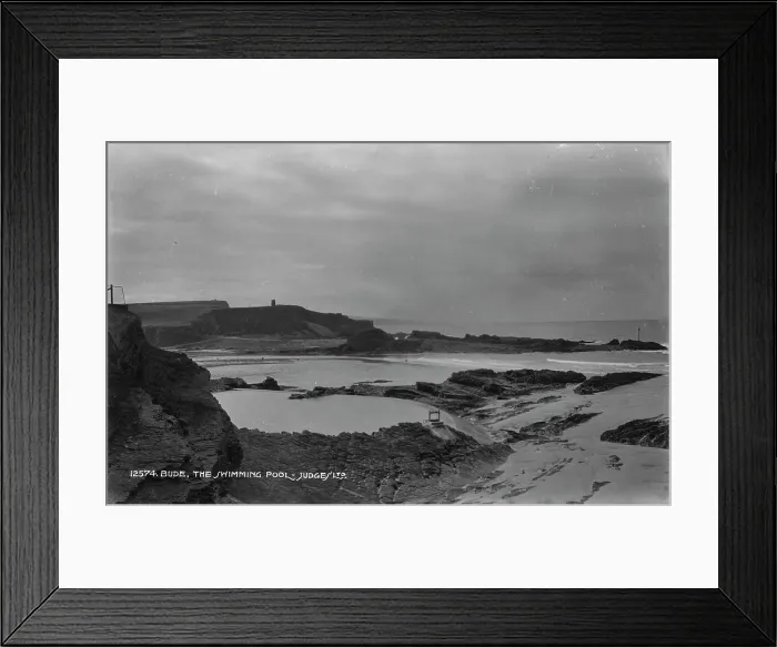 Framed Print : Bude Swimming Pool Framed Print : Bude Swimming Pool