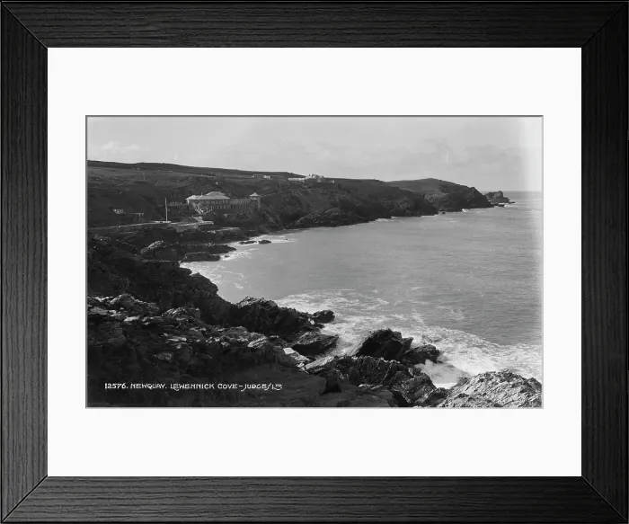 Framed Print : Lewennick Cove, Newquay Framed Print : Lewennick Cove, Newquay