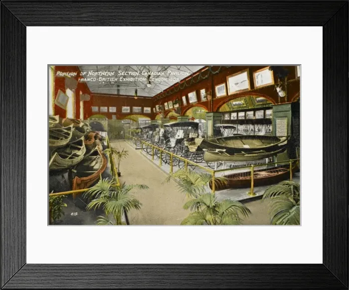 Framed Print : Franco-British Exhibition - Canadian Pavilion Framed Print : Franco-British Exhibition - Canadian Pavilion