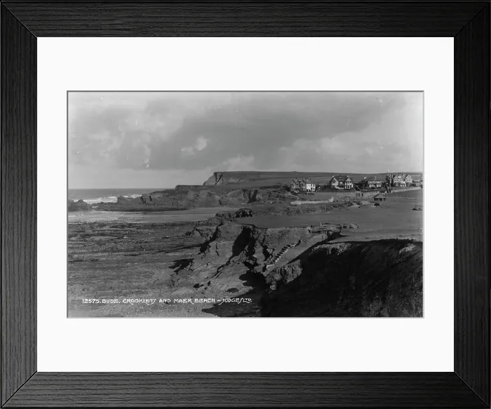 Framed Print : Crooklet and Maer Beach, Bude Framed Print : Crooklet and Maer Beach, Bude