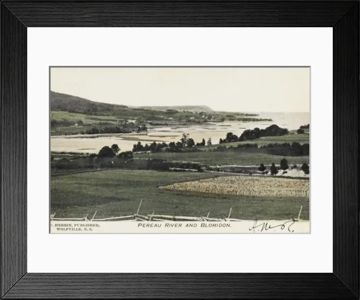 Framed Print : Pereau River and Blomidon, Nova Scotia, Canada Framed Print : Pereau River and Blomidon, Nova Scotia, Canada